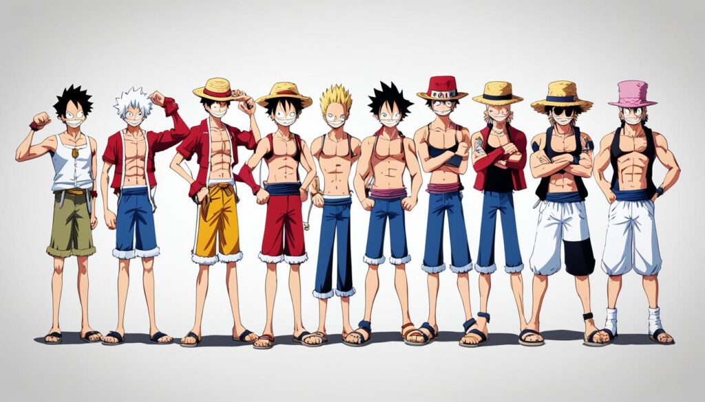 how tall is luffy